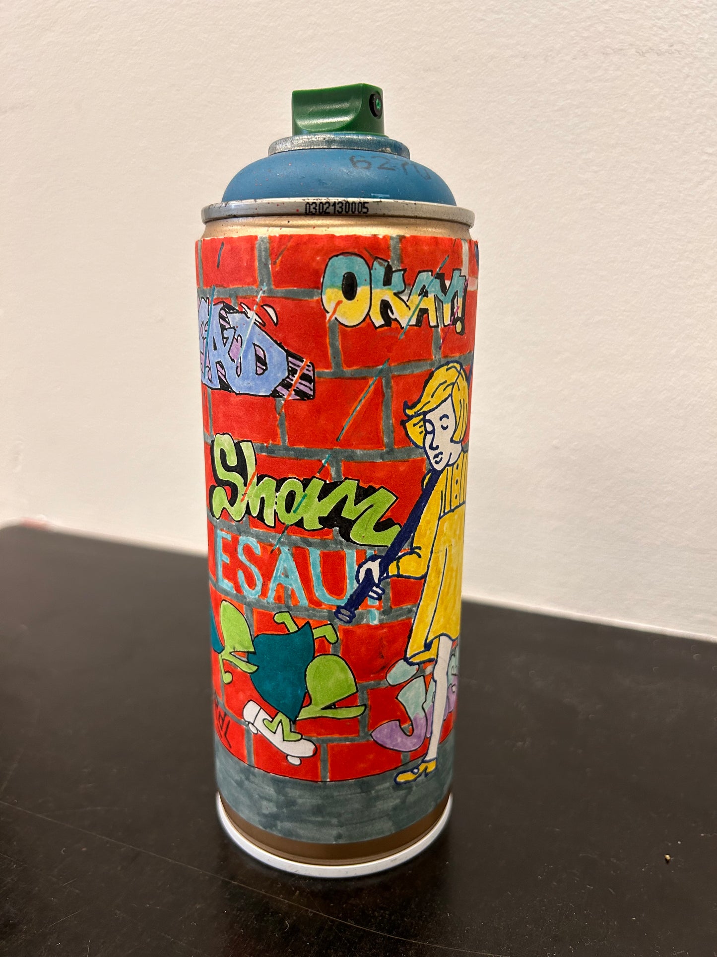 Kevin Joy Hand-Painted Spray Cans