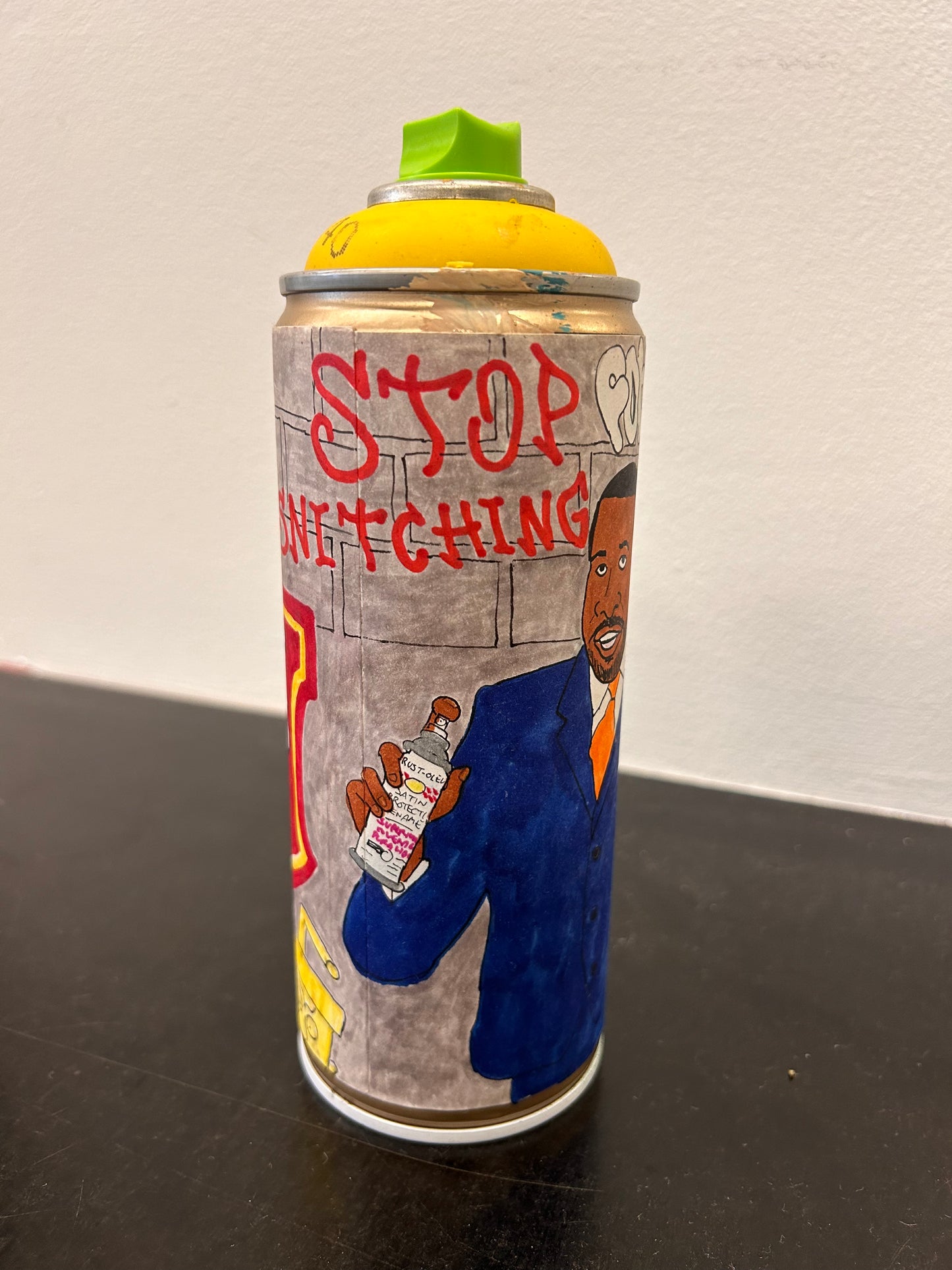 Kevin Joy Hand-Painted Spray Cans