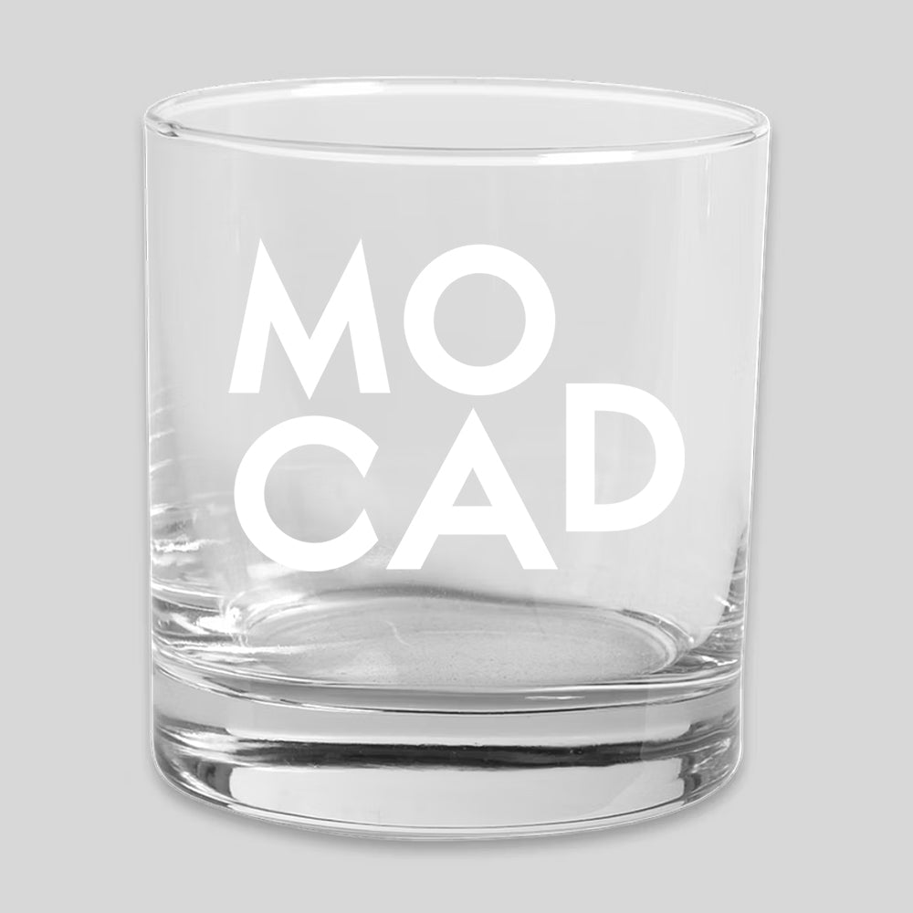 MOCAD Logo Whiskey Tumbler
