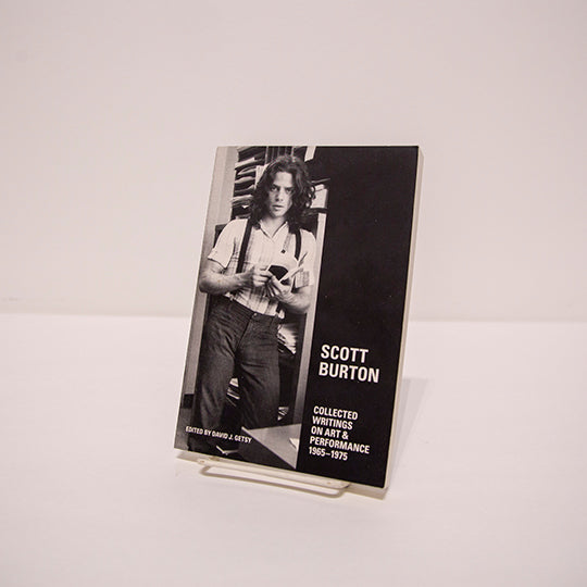 Scott Burton Collected Writings on Art and Performance